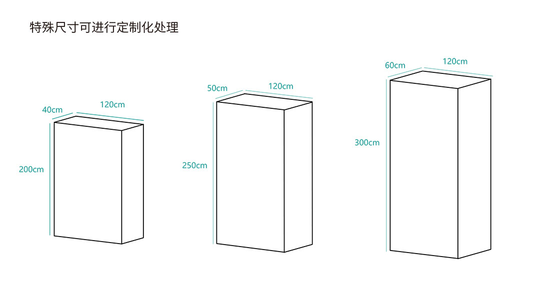 可拆卸式移动展墙规格尺寸可定制